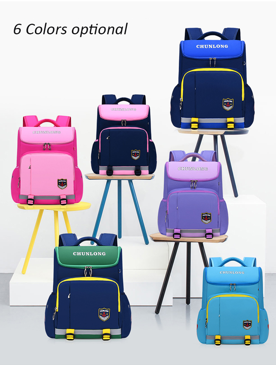 2020 Hot Sale Cartoon Cute Girls School Bags Children Kids BackpacksChunlong Luggage&amp;Bag Co.,ltd