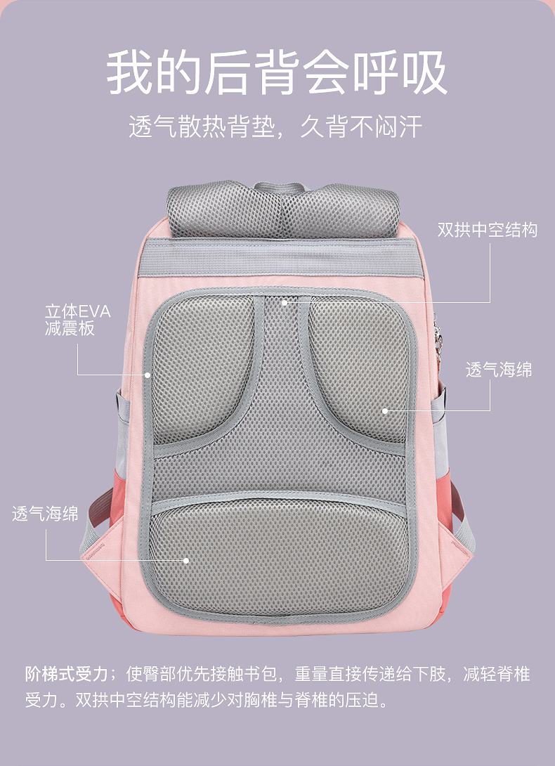 2020新款小学生双肩书包  6607醇龙箱包--专业生产箱包18年