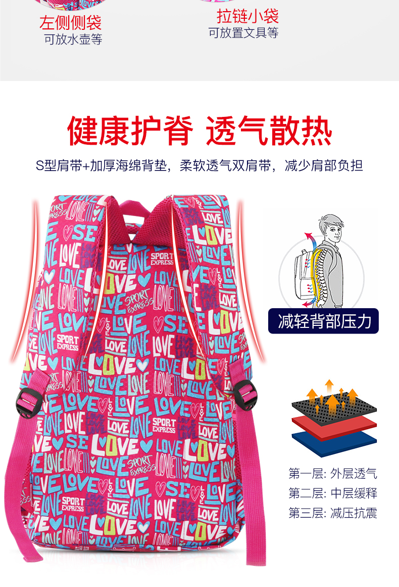 迷彩 学生花包时尚百搭春季新款 学生书包醇龙箱包--专业生产箱包18年